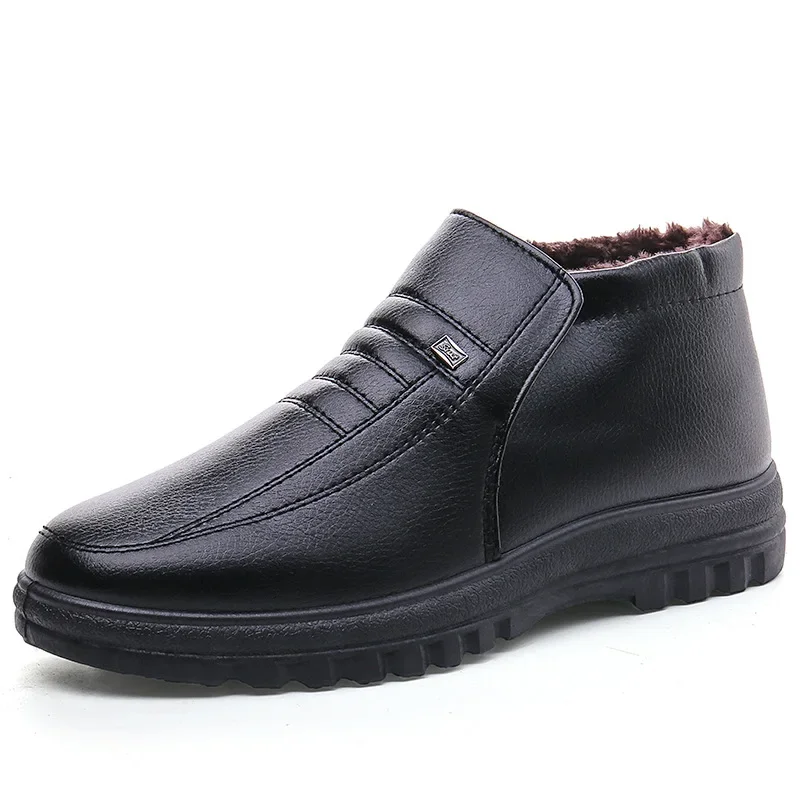 Men'S Shoes Temu - Plus Size Buty Męskie Zimowe Ciepłe