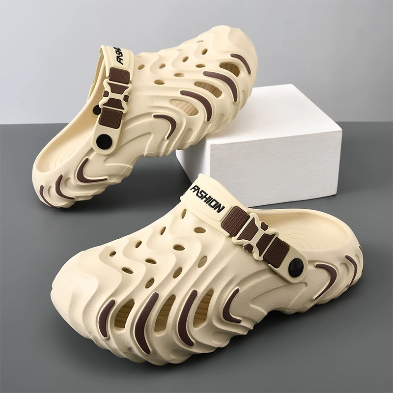 Men'S Shoes Comfortable Walking - Męskie letnie klapki z EVA z