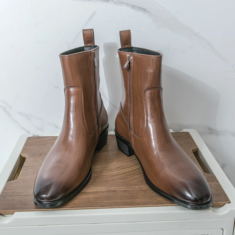 Klasyczne wygodne botki Botas  – Men Shoes Boss recenzja i cena