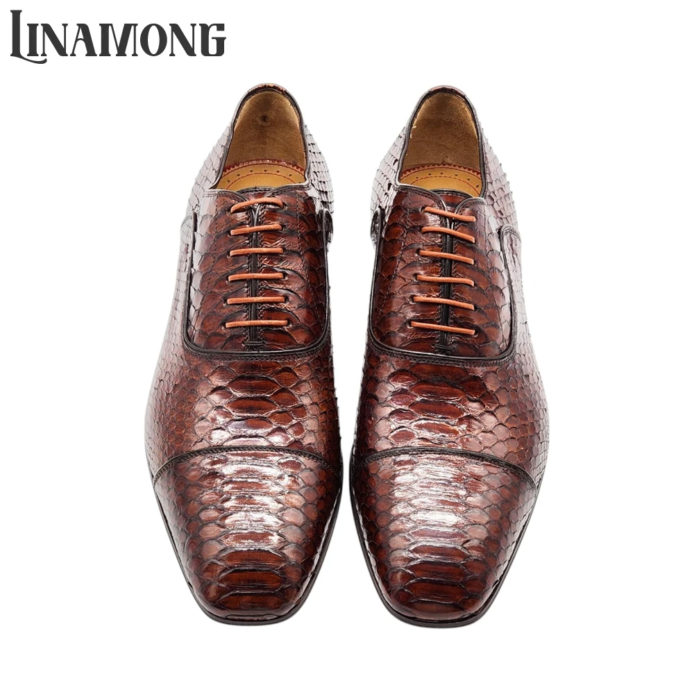 Brązowe oksfordy ze sztucznej  – Men'S Shoes Limited Edition recenzja i cena