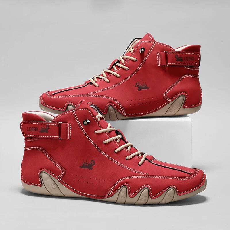 Skórzane buty codzienne, sneak – Men'S Shoes Comfortable Walking recenzja i cena