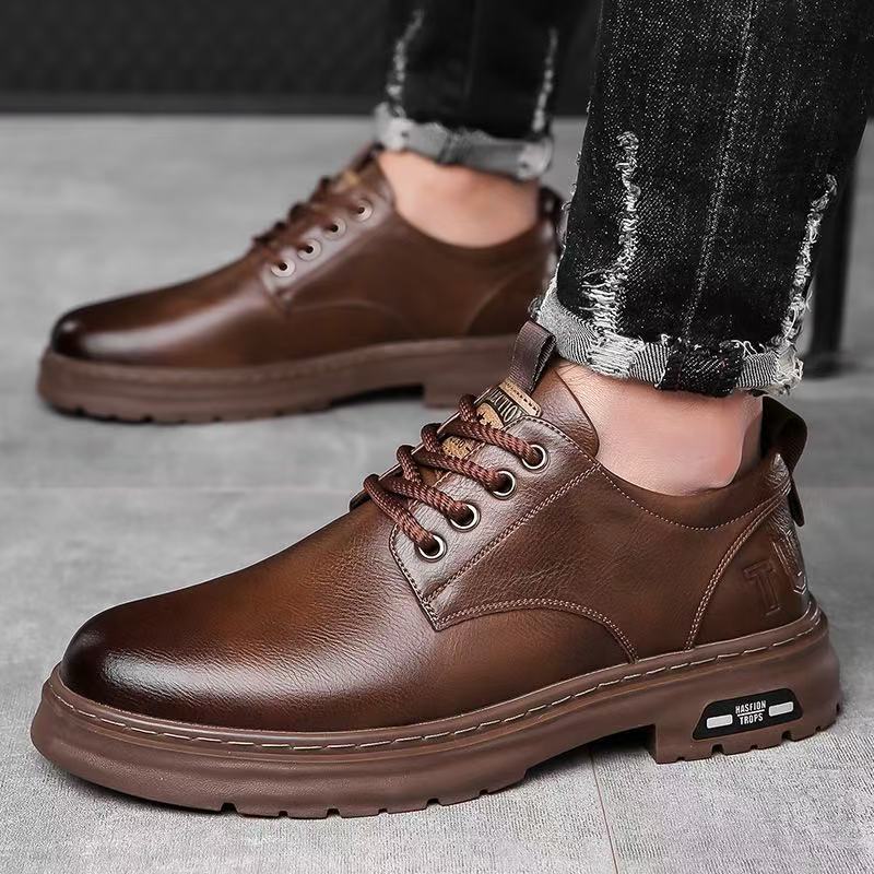 Męskie buty biznesowe casual z – Men Shoes Boss recenzja i cena