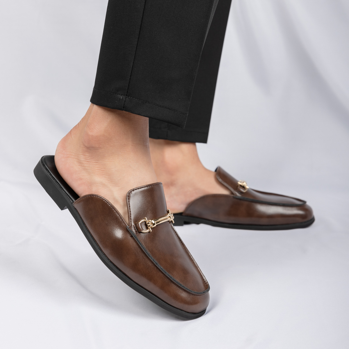Męskie skórzane mule, loafersy – Men Shoes Boss recenzja i cena