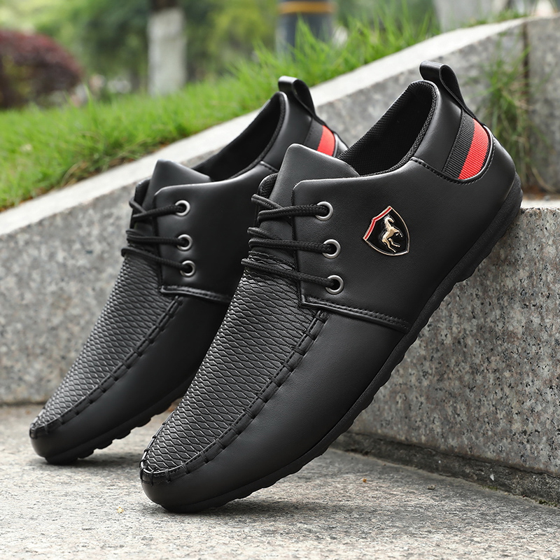 Męskie mokasyny w jednolitym k – Men Shoes Boss recenzja i cena