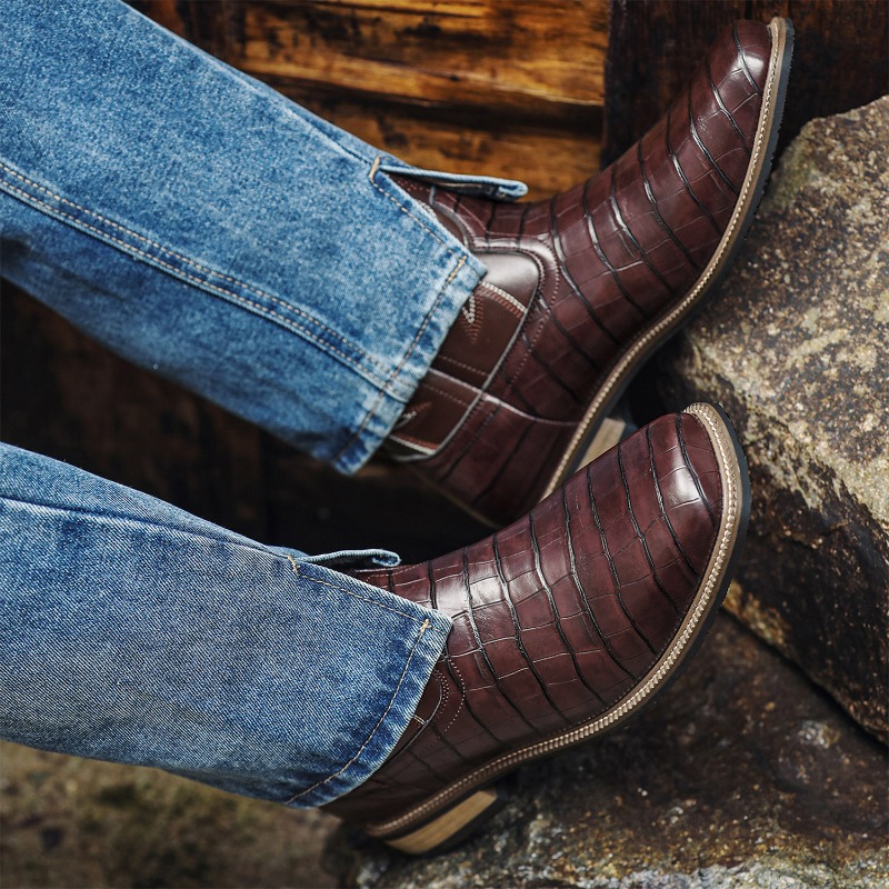 Męskie buty z wzorem krokodyla – Men'S Shoes Wide Width recenzja i cena
