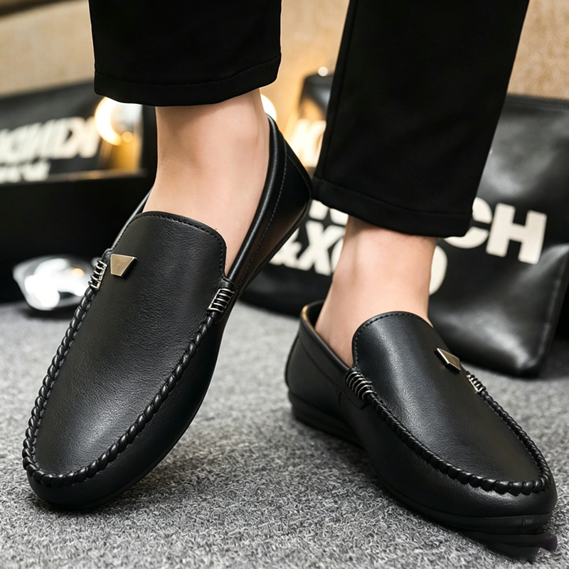 Męskie skórzane buty w stylu b – Men'S Shoes Temu recenzja i cena