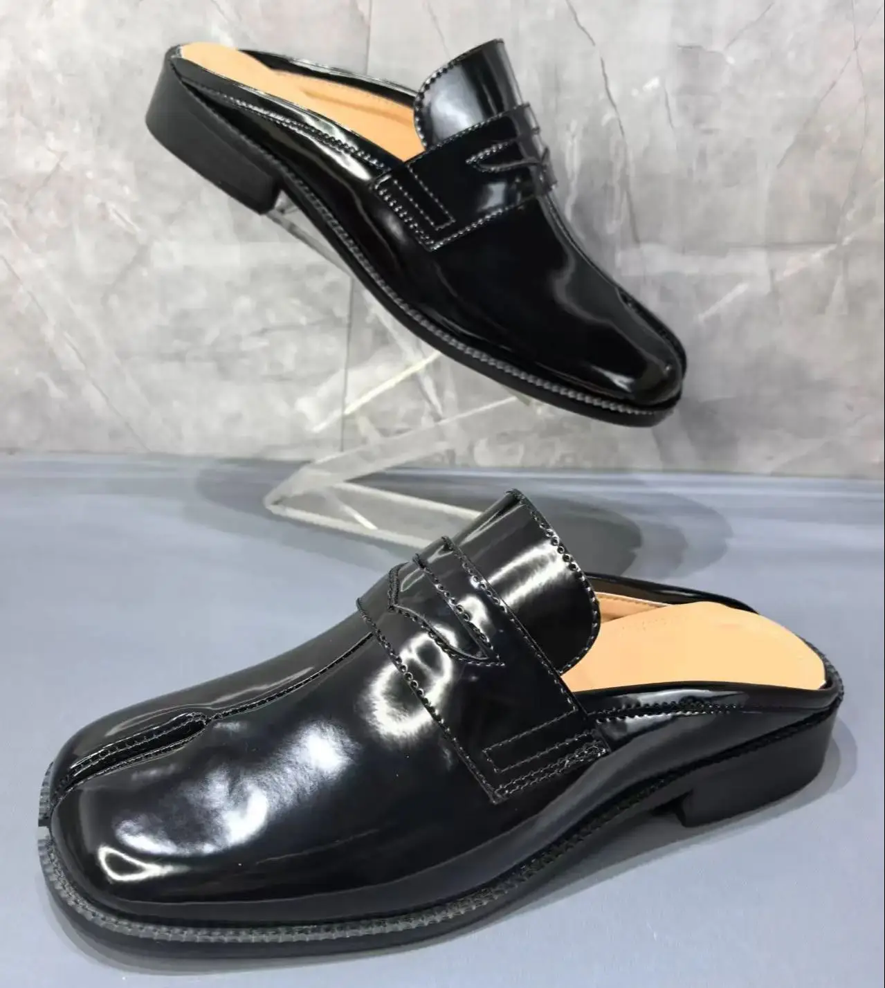 Męskie klapki Tabi z dzielonym – Men'S Shoes With Toes recenzja i cena