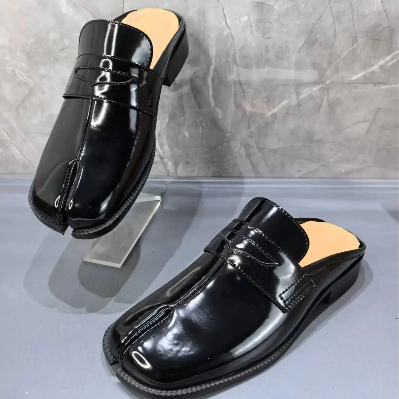 Męskie klapki Tabi z dzielonym – Men'S Shoes With Toes recenzja i cena