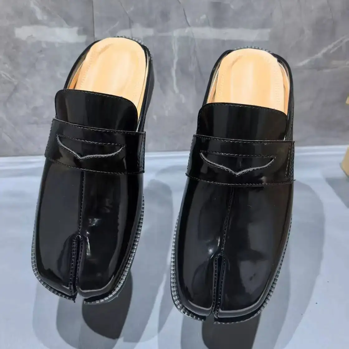 Męskie klapki Tabi z dzielonym – Men'S Shoes With Toes recenzja i cena