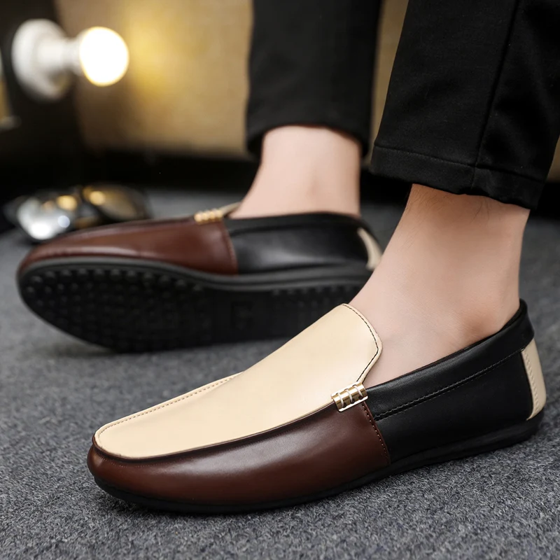 Modne skórzane mokasyny męskie – Men'S Shoes Temu recenzja i cena