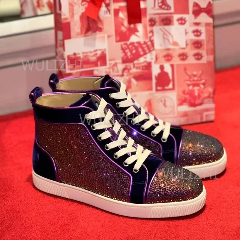 Ciemnofioletowe sneakersy męsk – Men Shoes Boss recenzja i cena