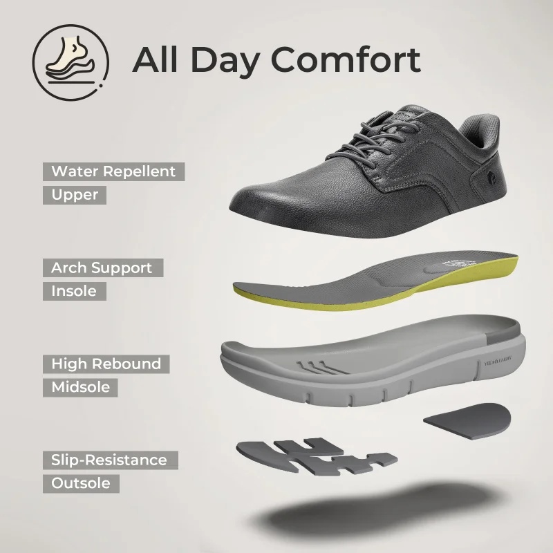 FitVille Męskie Szerokie Skórz – Men Shoes Boss recenzja i cena