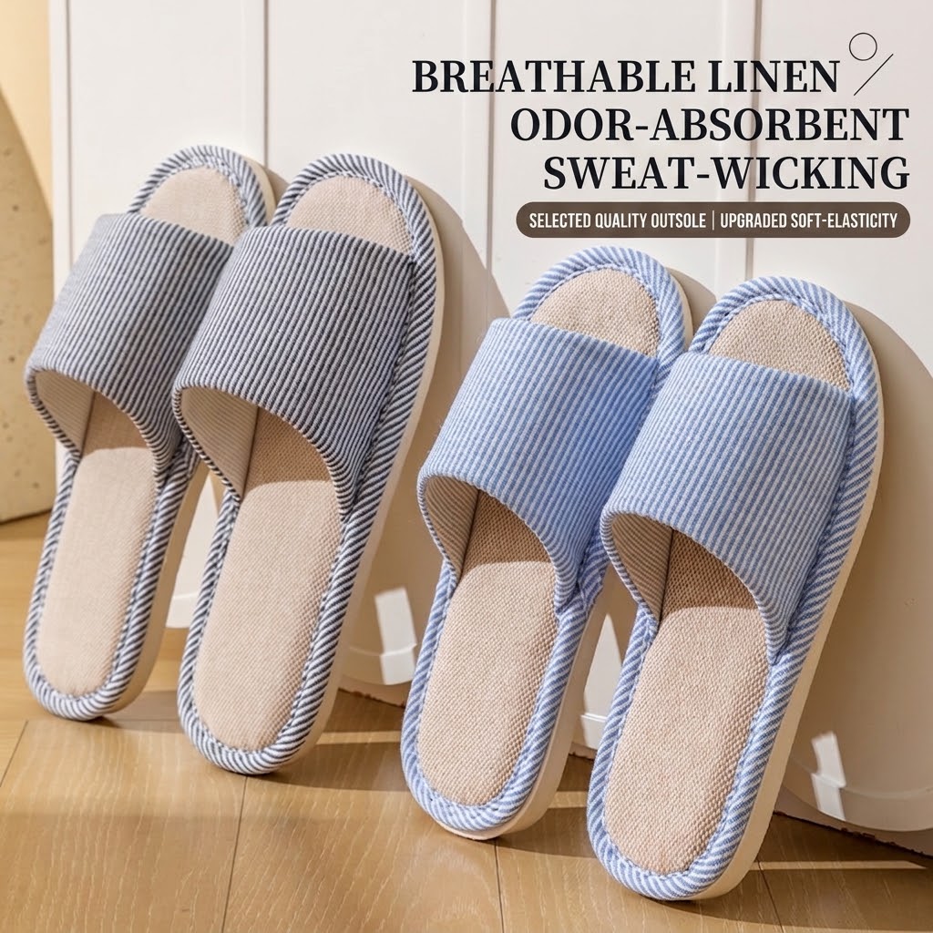 Oddychające lniane kapcie dams – Men'S Shoes With Toes recenzja i cena