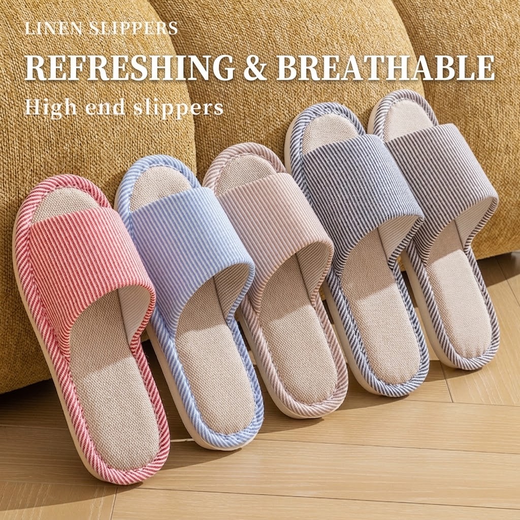Oddychające lniane kapcie dams – Men'S Shoes With Toes recenzja i cena